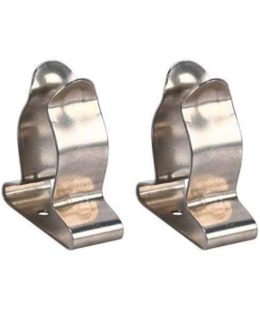 Stainless Steel Boat Hook Spring Clip Holder Bracket - Marine Spring Clip 9824S - 1 to 1-3/4 ID - Buy Online on SooperMarket.com