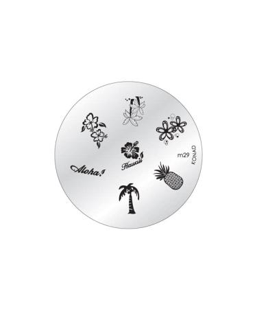 Konad stencil stamping stamping stencil M29