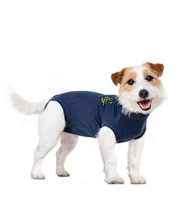 MPS Medical Pet Shirt Dog Surgery Recovery Suit Blue XXX-Small Blue 3XS