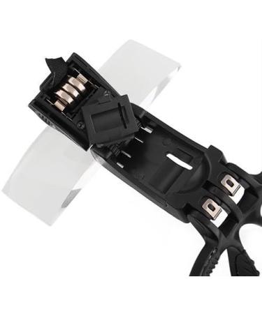 Binnan Headband LED Illuminated Head Magnifier Visor with 2 LEDs & 5 Detachable Lenses (1.0X 1.5X 2.0X 2.5X 3.5X) for Reading Jewelry Loupe Watch & Electronic Repair - Buy Online on SooperMarket.com