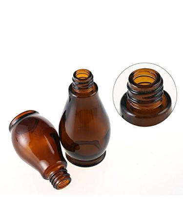 Empty Refillable Amber Glass Spray Bottles 100ml - Black Atomizer & Dust Cap for Cosmetics Perfumes & Essential Oils | International Shipping - Buy Online on SooperMarket.com