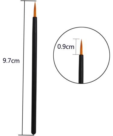 Mikinona 50pcs Disposable Eyeliner Brush Lipstick Applicator Wands Eye Makeup Brush Cosmetic Wands - Buy Online on SooperMarket.com