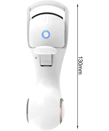 AWHAO Heated Eyelash Curler/Rechargeable Eyelash Curler Professional Fast Heat Heated Eyelash Curler Portable Eyelash Curler for Women and White - Buy Online on SooperMarket.com