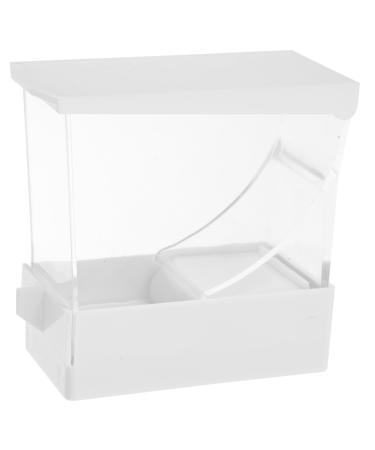 Gatuida cotton swab roller box roller roller holder from the press type Watter roller dispenser automatic cotton dispenser make-up bags for Watterollollen-Box drawer deliveries white