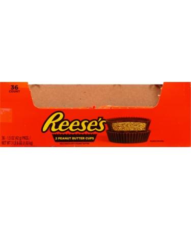 Buy Reese's Peanut Butter Cups - 1.5 oz (36 Pack) | International Shipping Available - Buy Online on SooperMarket.com