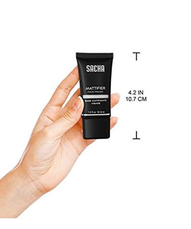 Sacha Mattifier Mattifying Foundation Primer - 1.0 oz - Matte Face Primer for Oily/Combination Skin - Blurs Fine Lines, Pores, and Wrinkles - Buy Online on SooperMarket.com