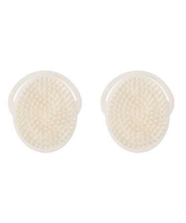 Kisangel Scalp Massager 2pcs Silicone Shampoo Handheld Dispenser Skin Shower for Baby Exfoliating High Massaging Resistance Toddler Body Temperature Scalp Portable Dandruff Kids Soother Body Scrubber 11.5X10X2CM