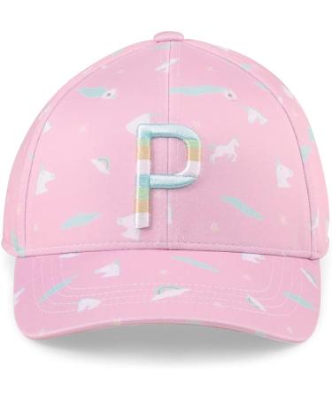 PUMA GOLF Girls' Standard Unicorn P Hat - Chalk Pink/Angel Blue - One Size - Buy Online on SooperMarket.com