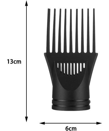 2 Pcs Hair Dryer Diffuser Comb Attachment Nozzles - Black - Buy Online on SooperMarket.com
