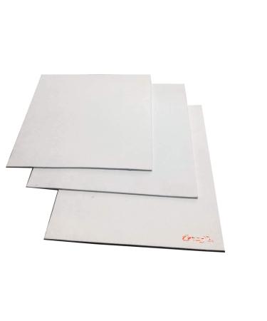 CeraTex 3170 Ceramic Fiber Paper, Size 11" x 12" 3 Sheets, 1/8" Thick(or Select 1/4", 1/16", 1/32") High Temperature Insulation Gasket or Liner for Kiln Stove Furnace Glass Fusing Thickness 1/8"
