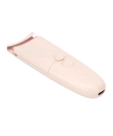 Verdant Touch Apricot Heated Lash Curler Heated Eyelash Curler USB Chargeable Electric Lash Curler 2 Gears Portable Long Lasting Heating Apricot