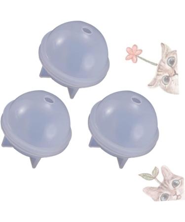 STOBOK 2pcs Silicone Molds for Resin Casting Ice Mold Mini Round Mold Coaster Molds Lamp Shades Silicone Jewelry Mold Epoxy Sphere Mold Resin Casting Molds Resin Mold Manual Ball White 4CM - Buy Online on SooperMarket.com