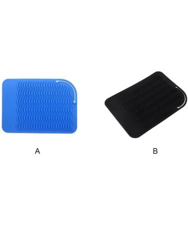 Dajidafu Flat Iron Mat Safe Protective Mats Hairstylist Accessories Grip Storage Pouch Simple Heat Resistant Pad for Protect - Buy Online on SooperMarket.com
