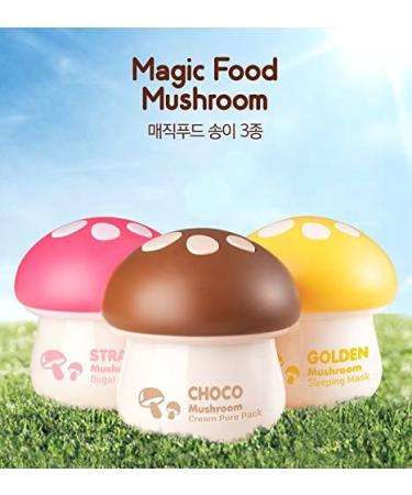 TONYMOLY Magic Food Strawberry Mushroom Sugar Scrub 2.37 Fl Oz - Exfoliating Facial Scrub - Buy Online on SooperMarket.com