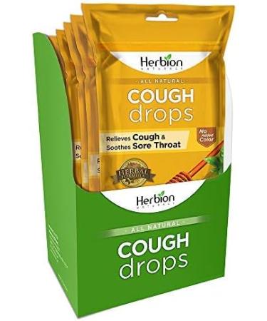 Herbion Naturals Cough Lozenges with Natural Honey Lemon Flavour 25 Lozenges - Relieves Cough Clears Nasal Congestion Soothes Sore Throat For Adults and Children 12 years and above (Pack of 5 125 Lozenges) - Buy Online on SooperMarket.com