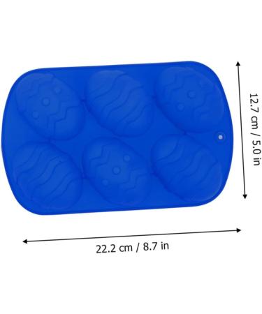 Alipis 2pcs Six Egg Mold Easter Egg Shapes Baking Mold Easter Egg Molds Silicone Egg Candle Mold Silicone Molds Gummy Mold Baking Pan Easter Silicone Mould Silica Gel Cake Chocolate Mold - Buy Online on SooperMarket.com