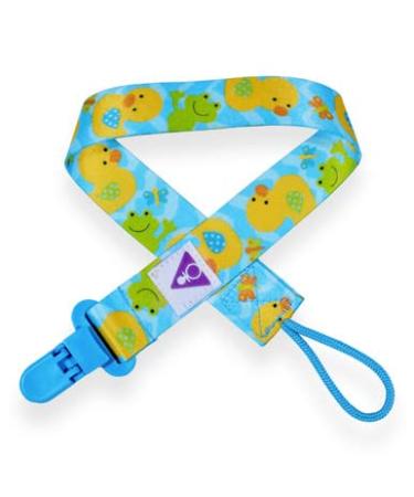 Pacifier Addict - Adult Pacifier Clip/Lanyard - Rubber Duck and Frogs