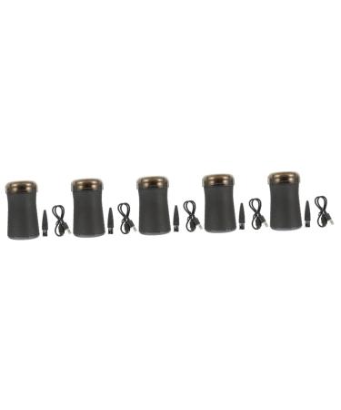 NOLITOY 5 Sets Razor 3D Floating Shaver Maquinilla De Afeitar para Hombre Shaver for Men Mens Hair Trimmer Hair Trimmers Facial Shaver Man Charging Mode Aluminum Alloy Tool