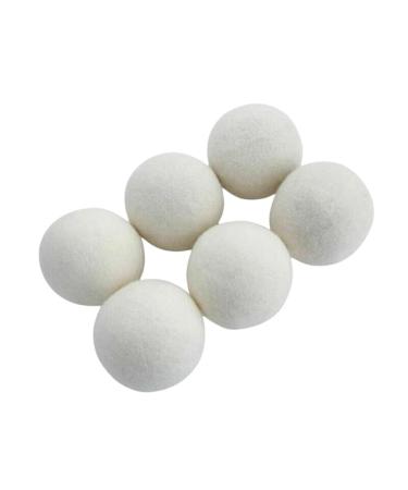 ZYWUOY 6Pcs Wool Dryer Balls Reusable Softener Sheep Organic Fabric Wool Dryer Balls Laundry Dryer Sheets Alternative