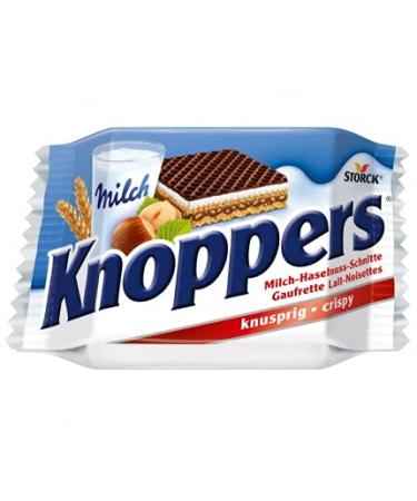 Storck Knoppers 25g Case - Pack of 24 | Delicious German Wafers with Milk Chocolate | Buy Online - Buy Online on SooperMarket.com