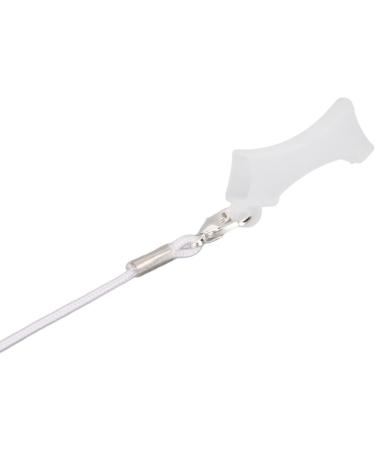 Lightweight Hearing Amplifier with Clip for Seniors - Stretchy White Cord Secure Fixation Prevents Loss - Ideal Muirnal Hearing Aid - Buy Online on SooperMarket.com
