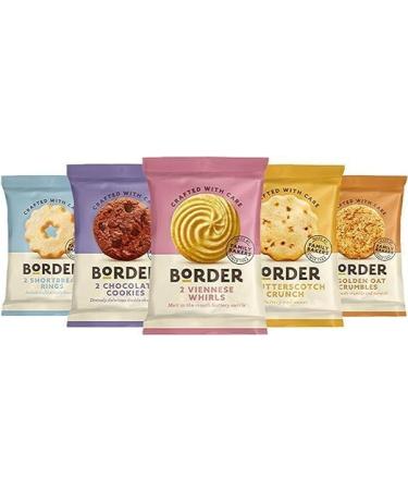 Border Biscuits Luxury Ultimate Assorted Mini Pack 100 Biscuits Wrapped 5 Varieties (1 Box) - Buy Online on SooperMarket.com