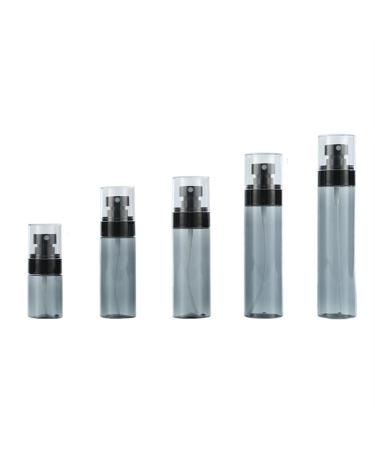 GeRRiT Fine Mist Spray Dispensing Bottle Portable Travel Containers Fine Mist Plastic Mini Travel Empty Bottle Set Refillable Containers for Cleaning Gardening Plant Black