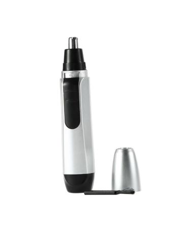 NOLITOY Hair Shaver Circular Action Trimmer Hair Trimmer for Men Body Hair Trimmer Facial Hair Trimmer Bald Shavers for Men Head Ear Razors Hair Trimmer Nose Cleaner Man Electric Medium Silver