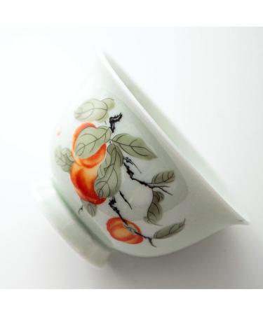New style persimmon persimmon tea set Deyu white porcelain enterprise employee souvenir business practical gift/123 - Buy Online on SooperMarket.com