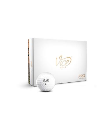 Vice Pro Golf Balls White