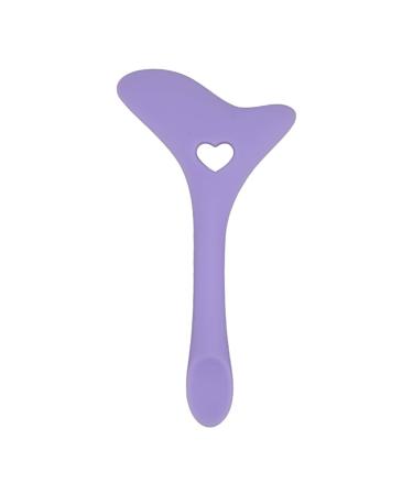 Eyeliner Aid Wing Tips Eyeliner Stencils Reusable Silicone Eye Makeup Tool with Cream Applicator for Eye Shadow Mascara Drawing(Purple)
