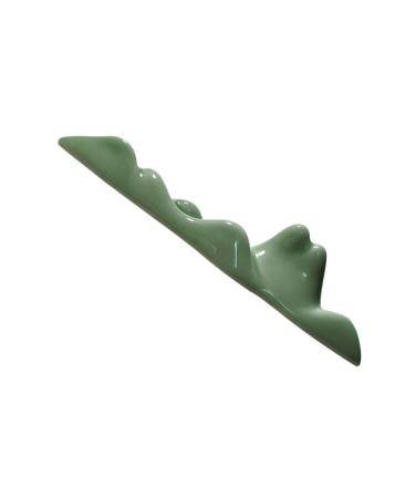 TOYANDONA Calligraphy Brush Holder Rack Ceramic Brush Rest with Wave Design for Chinese Calligraphy Practice Supplies Beginner