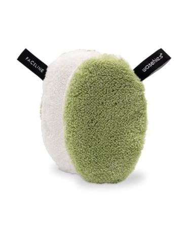 Washaben Washable Slurry Pads - Reusable Hypoallergenic Deep Cleaning Super Soft Nature Edition - 2-Pack Green & White - Buy Online on SooperMarket.com