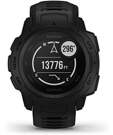 Garmin Instinct Tactical  Rugged GPS Watch  Tactical Specific Features  Constructed to U.S. Military Standard 810G for Thermal  Shock and Water Resistance  Black - Buy Online on SooperMarket.com