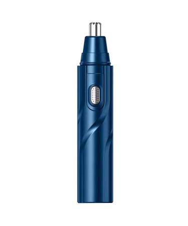 Waterproof Cordless Nose Hair Trimmer Electric Nasal Shaver with Detachable Clipper Plastic Reusable Small and Portable for Man