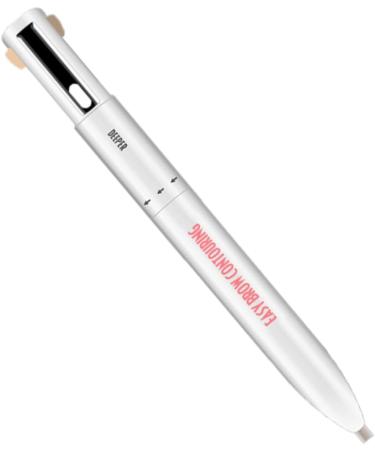 Brow Pen Eyebrow Contour Pen 4 in 1 Long Lasting Rotate Defining Highlighting Brow Pencil Medium - Buy Online on SooperMarket.com