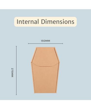 The Pet Rainbow | Small Animal Funeral Kit with Pet Coffin & Casket | For Hamsters, Guinea Pigs, Birds, Gerbils, Reptiles, Fish | Cardboard Coffins | Up to 6kg | 275mm x 150mm x 100mm - Buy Online on SooperMarket.com