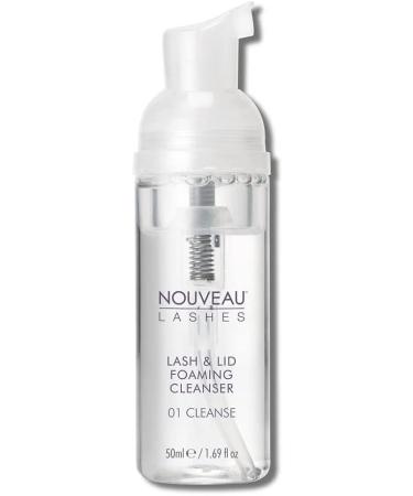 Nouveau Lashes Lash & Lid Gentle Foaming Cleanser Encourages Optimal Lash and Eyelid Hygiene Suitable for Use on Lash Extension Vegan 50 ml (Brush Not Included) - Buy Online on SooperMarket.com