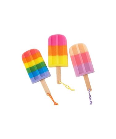 Healeved 3Pcs Bath Sponge Ice Cream Shaped Bath Ball Shower Sponge Body Scrubber Body Rubbing Towel Random Style Size 1 1.0