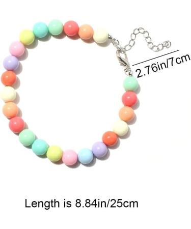Colorful Dog Pearl Necklace & Adjustable Pet Collar - Stylish Jewelry for Mini Breed Dogs & Cats - Buy Online on SooperMarket.com