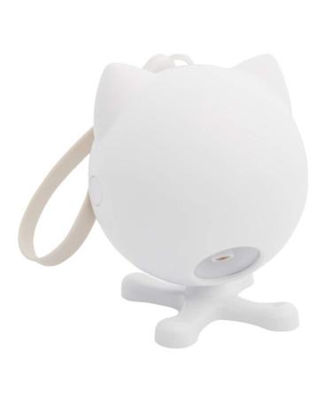 PetSafe Cat Dancing Dot Laser Cat Toy Automatic Laser Pointer 15 Minute Timer 3 AAA Batteries Required White