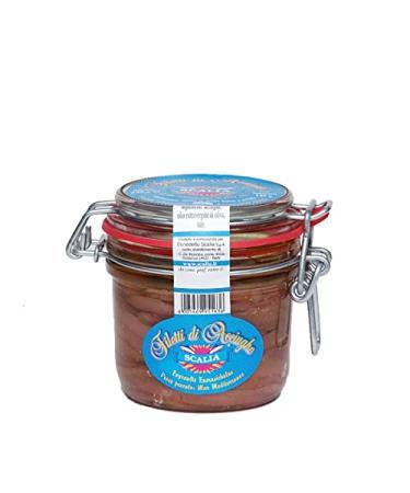 Scalia anchovy fillets in extra virgin olive oil anchovies from Italy Sicily 240gr filetti di alici