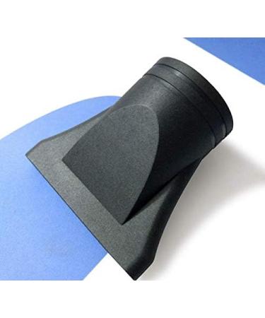 2PCS Black Salon Hair Dryer Nozzle Replacement Set - Fits Outer Diameter 4.5cm and 4.6cm - Professional Hairdressing Styling Tool - Buy Online on SooperMarket.com