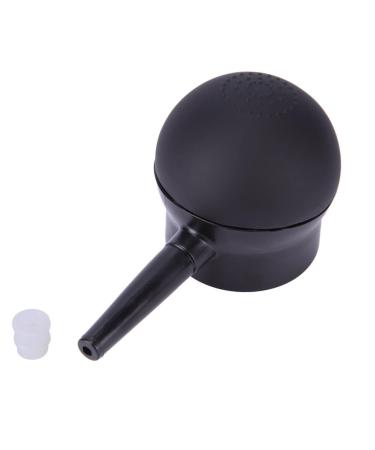 Mikinona 1pc Silicone Nozzle Hair Spray Application Nozzle Hair Building Fibers Applicator Hair Spray Nozzle Hair Fibers Sprayer Spray Mist Bottle Natural Hair Spray Plastic Abs Black