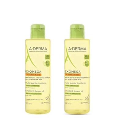 Aderma Exomega Acite Ducha 500ml Duplo - Nutrient-Rich Body Wash for Sensitive Skin | International Shipping Available - Buy Online on SooperMarket.com