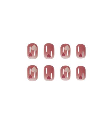 Red Heart Soft Nail Wearing Nail Finished False Nail Beauty Patch Nail Patch Detachable Nail Patch Wearing Nail JP1043