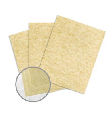 Astroparche Ancient Gold Card Stock - 8 1/2 x 11 in 65 lb Cover Vellum 30% Recycled 250 per Package