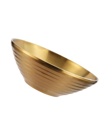 NAMOARLY 1pc Japanese Ramen Bowl Stainless Cereal Bowls for Kitchen Porridge Bowl Drop Resistant Cooking Bowl Noodle Serving Bowl Ramen Noodle Bowl Large Ramen Bowls Prep Bowl Fruit