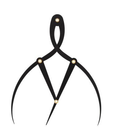 Angoily Eyebrow Positioning Ruler Compass Eyebrow Ruler Eyebrow Measuring Tool Measuring Ruler Curve