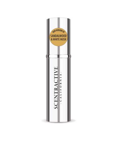 CA Perfume Impression of Emra Sandalwood & White Musk For Women & Men Fragrance Concentrated Long Lasting Eau de Parfum Spray Refillable Glass Atomizer Bottle 0.17 Fl Oz/5ml-X1 EMRA SANDALWOOD & WHITE MUSK 0.17 Fl Oz (Pack of 1)